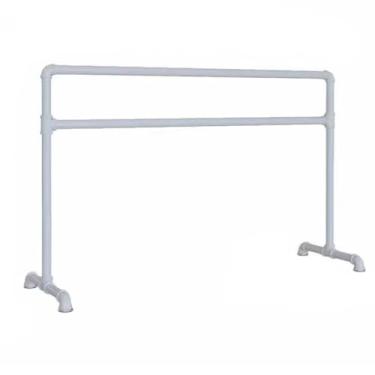 Imagem de Ballet Bar Barra De Balé De Dupla Camada De Metal, Barra De Dança De Balé Para Treinamento De Fitness Elástico Para Academia Em Casa, Barra De Balé Portátil Para Treinamento De Dança Adulta(120cm)