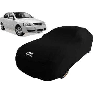 Imagem de Capa Para Cobrir Carro Chevrolet Astra Sedan Tecido Helanca (Preto)