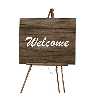 Imagem de Falling in Art Suporte de Cavalete de Tripé com Estrutura Em A de 65", Cavalete de Exibição de Madeira com Suporte de Tela Ajustável, Cavalete de Chão para Placas de Casamento, Pôsteres, Pinturas, Obr