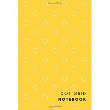 Imagem de Yellow Polka Dots Dot Grid Notebook Journal: Dotted Grid Notebook for Planning, Mind-Mapping and Designing with Premium Matte Finish (Dot Grid Notebooks 6x9)