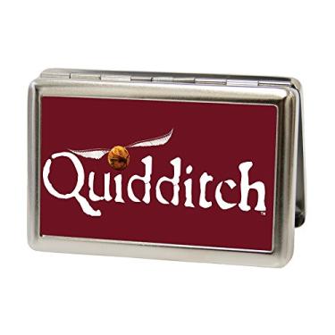 Imagem de Buckle-Down Porta-cartão de visita - QUIDDITCH bola dourada vinho/branco - grande