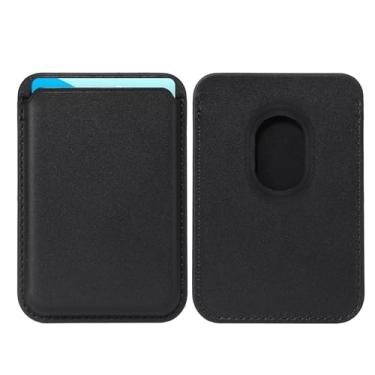 Imagem de BENTOBEN Capa carteira magnética para cartão compatível com MagSafe, carteira de couro PU para iPhone 15 14 13 12 Pro/Pro Max/Plus/Mini Mag, capa segura preta