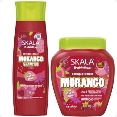 Imagem de Kit Skala Morango: Shampoo e Creme de tratamento