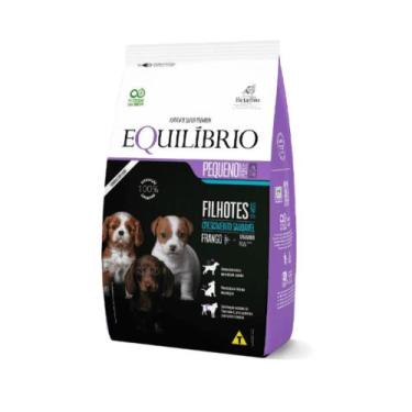 Imagem de Ração Equilíbrio Cães Filhotes Pequeno Sabor Frango 2,5Kg - ADM