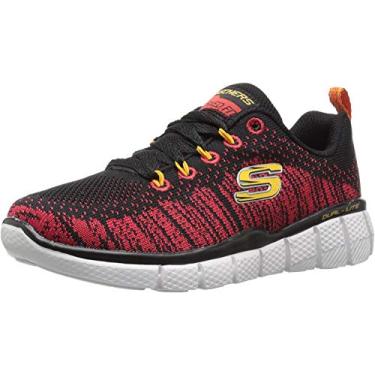 Imagem de Skechers Tênis infantil Equalizer 2.0 Perfect Game (criança pequena/criança grande), Preto/vermelho, 13 Little Kid