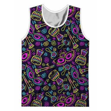 Imagem de Abadá Regata Adulto Carnaval Fantasia Bloquinho Tamanho Especial Plus Size