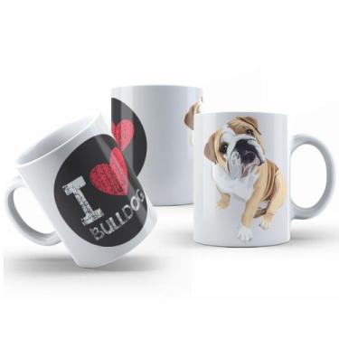Imagem de Caneca Cerâmica Branca 325ml  Animais Estimação Pet - Mecolour