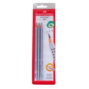 Imagem de Lápis Grafite Faber-Castell Eco Grip com 3 Unidades