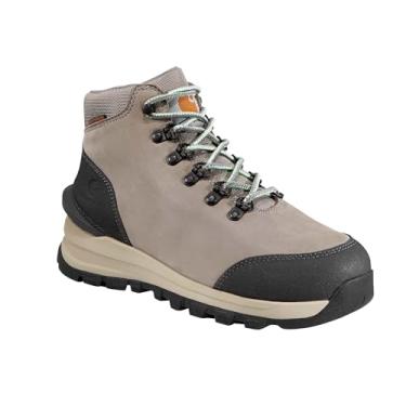 Imagem de Carhartt Gilmore Bota feminina impermeável para caminhada com bico macio de 12,7 cm, Cinza vapor, 39