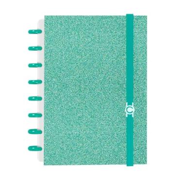 Imagem de Caderno Criativo Glitter Verde A4/A5 Disco Inteligente (Médio A5)