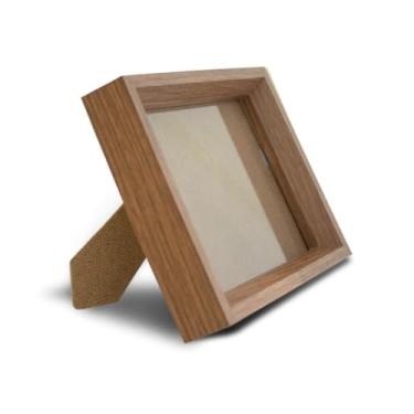 Imagem de Porta-Retrato Vazado Fundo 15x21 Design Moderno e Elegante para Decorar sua Casa ou Escritório (Tabaco)