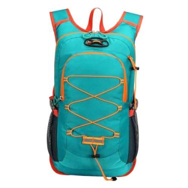 Imagem de rockible Mochila de hidratação de hidratação portátil com tiras reflexivas para caminhada mochila de mochila para montanhismo acampamento , Verde