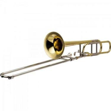 Imagem de Trombone de Vara Tenor Bb/f Hsl-801l Laqueado Harmonics