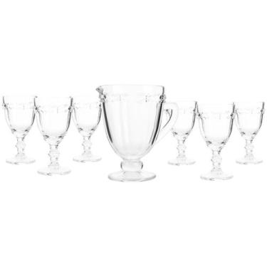 Imagem de Conjunto de Jarra 1,1L e Copos 330ml de Vidro Haus Libélula Empire 7 P