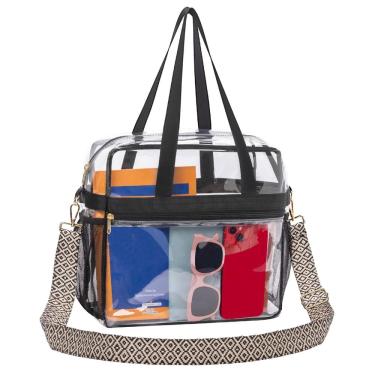 Imagem de Sacola transparente Bolsa transparente Paxiland para estádio 30x15x30 cm