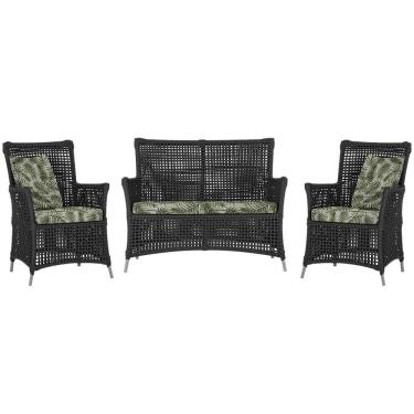 Imagem de  Jogo Sofá e 2 Poltronas de Área Igapó Alumínio