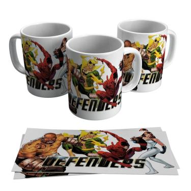 Imagem de Caneca Os Defensores Série Netflix Marvel Defenders Heróis
