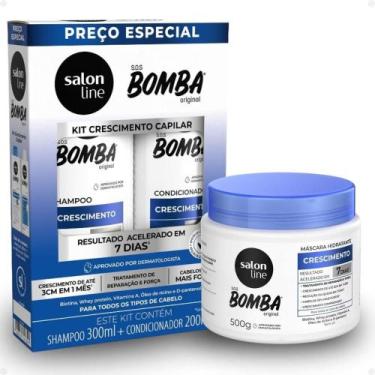 Imagem de Kit Salon Line SOS Bomba Crescimento Capilar: Shampoo 300ml e Condicio
