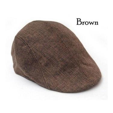 Imagem de Boina  Infantil  Masculina Moda Italiana Tecido brim pagem - oem, Bege