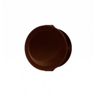 Imagem de Botão interruptor redondo de embutir móveis Marrom 3 polos - WEG