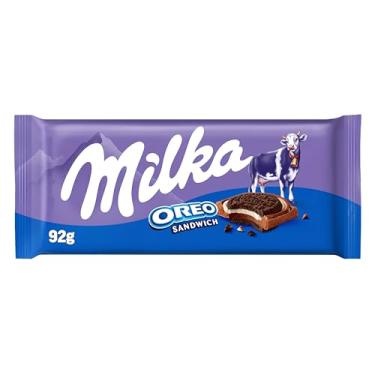 Imagem de Chocolate Milka Recheado Oreo Sandwich 92G