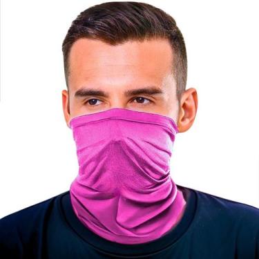 Imagem de bandana balaclava tubular lisas proteção solar Uv50+ térmica unissex m