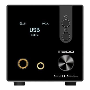 Imagem de S.M.S.L Amplificador de fone de ouvido HiFi M300SE atualizado, 2 peças de CS43131 MQA Audio DAC, entrada USB/ótica/coaxial/Bluetooth DSD MQA XMOS Saída XLR balanceada THD+N 0,00013% com controle