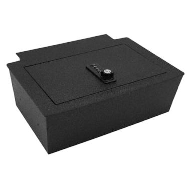 Imagem de Cofre seguro para armas de console SAFECenter – Cofre seguro para veículos TUOJUE compatível com Chevrolet Tahoe/Suburban/GMC Yukon 2021-2025, compatível com console deslizante eletrônico, com trava