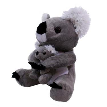 Imagem de Coala Mãe E Filhote 27cm - Pelúcia