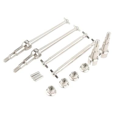 Imagem de GDOOL 9522-5 RC Car 30-WJ02 Metal Front CVD Drive Shaft Set & 30-WJ04 Transmission Cup & 30-WJ06 Rear Dog Bone Replacement Spare Parts Compatible with WIAORCHI 1/14 Scale 9522-5 Trucks