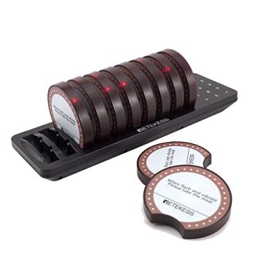 Imagem de Retekess Pager De Restaurante Td162, Campainhas Para Restaurantes, Tamanho Pequeno, Slot Independente Mais Estável, 10 Bips Porta-Copos Hospital, Food Truck, Hospitais Veterinários