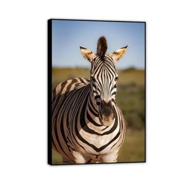 Imagem de SDYJ6GSW Imagens de animais em preto e branco para decoração de parede Zebra imagens de animais selvagens impressão imagem de cavalo tela arte de parede zebra decoração de parede para sala de estar