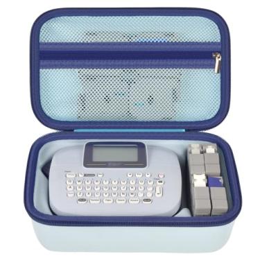 Imagem de GWCASE Capa Compatível Com Brother Para P-Touch Ptm95/Pt90/Pt45M, Etiquetadora Prática, Suporte De Armazenamento, Bolsa Organizadora Transporte, Fitas, Adaptador Ca, Cabos Carregamento, Baterias, Ac