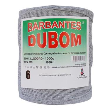Imagem de Barbante Dubom Cinza Claro - 1 Kg - Fio 6 - Barbantes DUBOM
