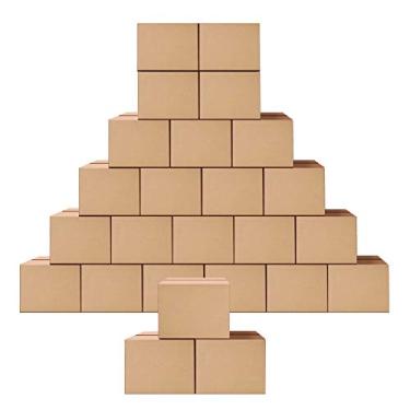 Imagem de Schliersee Conjunto De 25 Caixas Remessa 6X4X4, Papelão Ondulado Marrom Kraft, Pequenas Correspondência Para Embalagem