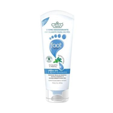 Imagem de Creme Esfoliante Pés Flores & Vegetais 200 gr Ureia 10% e Ácio Glicóli