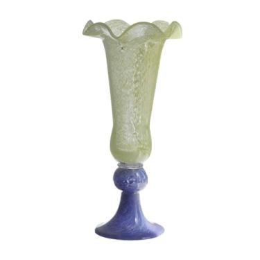 Imagem de Bothyi Vaso de vidro para mesa, enfeite para fotos, decoração, estátua, vaso de flores, de flores para mesa, restaurante, corredor, jardim, escritório, Amarelo