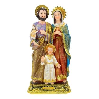 Imagem de Imagem Estátua Sagrada Família 41cm - Enfeite Resina