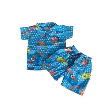 Imagem de Conjunto Infantil Menino Mauricinho Galinha Pintadinha - Top Baby Br, 