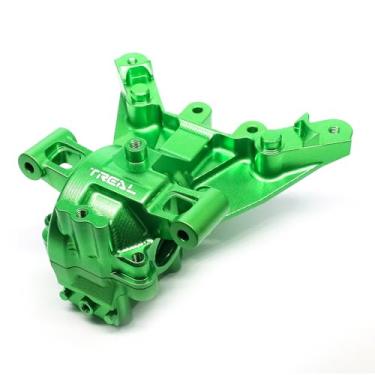 Imagem de TREAL Aluminum 7075 Front Bulkhead Gearbox Set CNC Machined Upgrades for 1/8 Maxx Slash Maxx(Green)