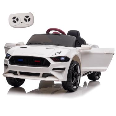 Imagem de Carro Elétrico Importway Mustang 6V Branco Controle Remoto