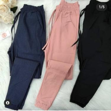 Imagem de Calça feminina jogger bengaline blog - filó modas , Rose, p