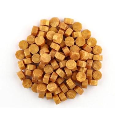 Imagem de Cera selo sinete convites, ceras para carimbo 100 peças (Ouro velho)