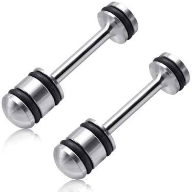 Imagem de Pacote com 2 desviadores de óleo de alumínio para motores GM Gen III e IV LS1 LS2 LS3 LQ4 LQ9 LS6 L33 L92 L99 4.3L 5.3L 6.2L 6.6L barra de óleo 6061-T6 Material de liga de alumínio