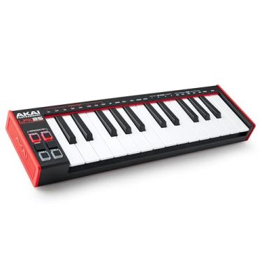 Imagem de Akai Professional LPK25 - Controlador de Teclado MIDI USB com 25 Teclas Sensíveis de Sintetizador para Mac e PC, Arpejador e Software de Produção Musical