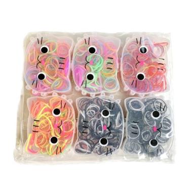 Imagem de Kit 12 Unidades Case Gatinho Com Elástico de Cabelo - Dafu