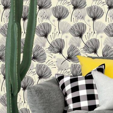 Imagem de Papel De Parede Adesivo Abstrato Dandelion N017034 0,58X3M - Adesivo B