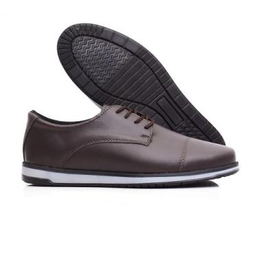 Imagem de Sapato Oxford Derby. Perfeito para o Homem Moderno, 39, Café