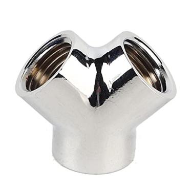 Imagem de Ymiko PC Sistemas de Resfriamento de água Acessório Extender, Brass G1/4 Freia Feminina (plancada) 5mm Male para Macho Conector Cotovelo Os Acessórios de Resfriamento de água Com um