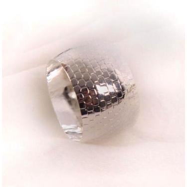 Imagem de Kit 10 Anéis Porta Guardanapo Argola Prendedor Mesa Posta Argola Prata